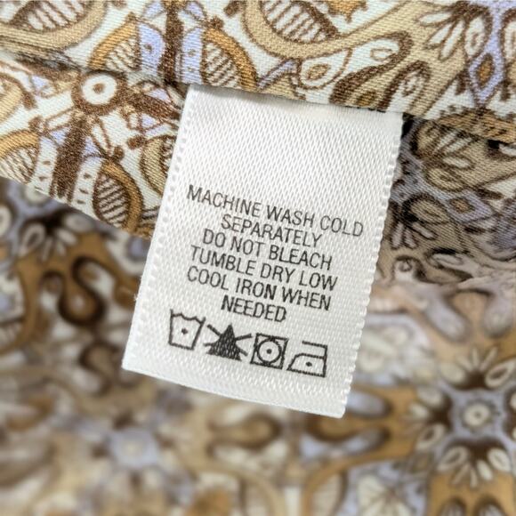 George by Mark Eisen Car Coat Jacket Y2K Lined Toggle Close Pockets Beige Tan XL - Picture 11 of 14